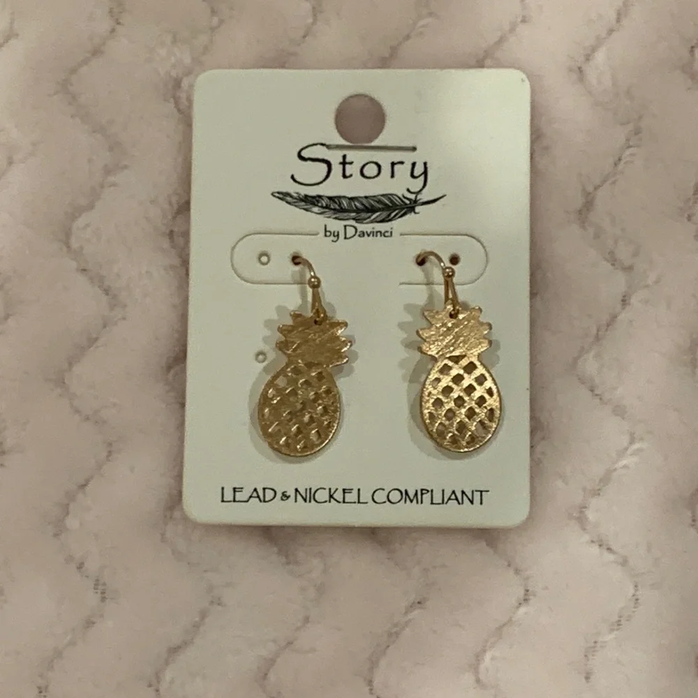 Hanging Pineapple Earrings 🍍🍍